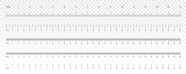 Metrische keizerlijke heersers. — Stockvector