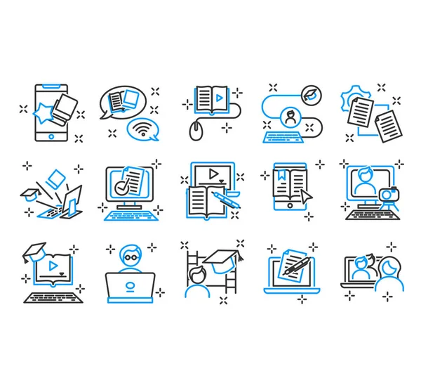 çevrimiçi eğitim simgeleri