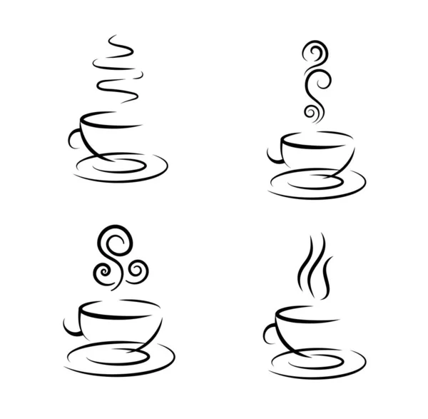 Kahve vektörü simgesi