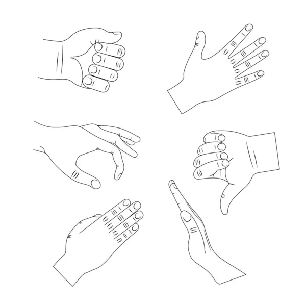 El hareketleri farklı pozisyonlarda.