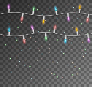 Renkli Xmas çelengi.