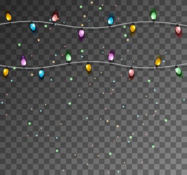 Renkli Xmas çelengi.