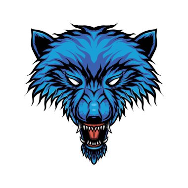 Kurt başlı logonun çizimi