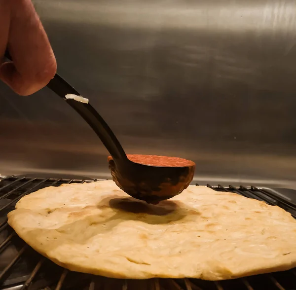 Melhores Ingredientes Para Uma Pizza — Fotografia de Stock