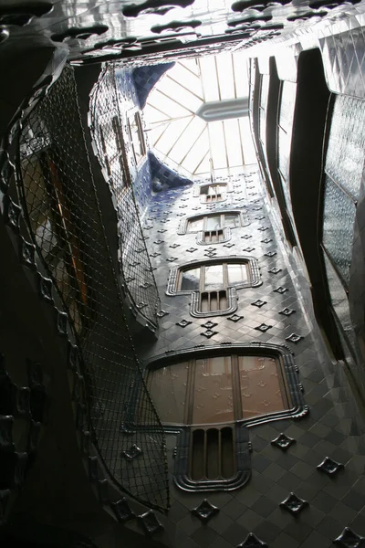 Casa Batllo 'daki Merdiven, Antonio Gaudi, Barcelona, İspanya