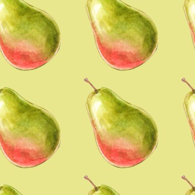 Armutlu sulu boya deseni