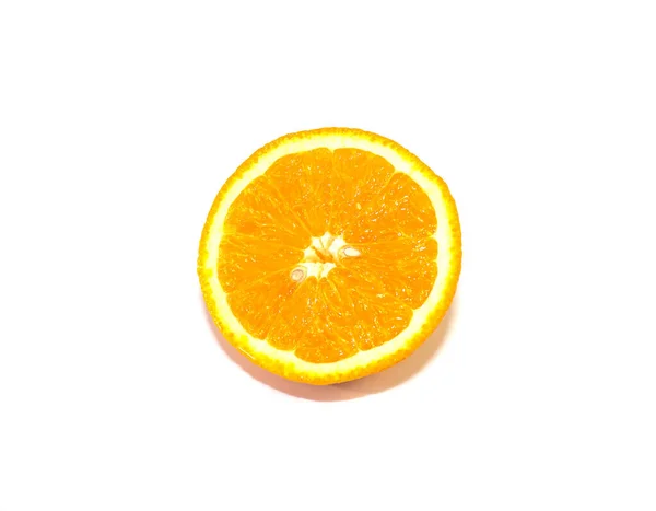 Foto Von Orangefarbenen Nahaufnahmen Isoliert — Stockfoto