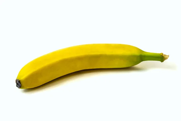 Izolowany Białym Tle Banan — Zdjęcie stockowe