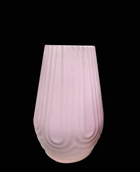 Vase Moderne Isolé Sur Fond Blanc Gros Plan — Photo