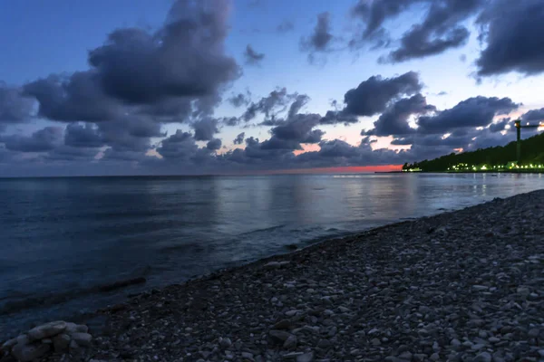 Pôr Sol Mar Fundo Bonito Protetor Tela Para Seu Computador — Fotografia de Stock