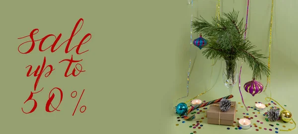 Feliz Navidad Feliz Año Nuevo Tarjeta Banner Plancha Folleto Para — Foto de Stock
