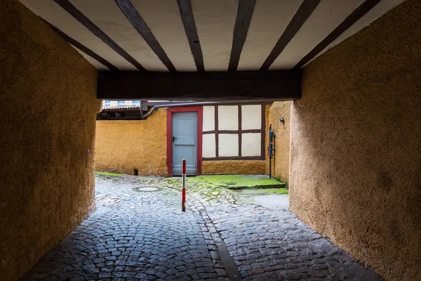 Низький Underpass Старе Місто Ruedesheim Rhein Німеччина — стокове фото