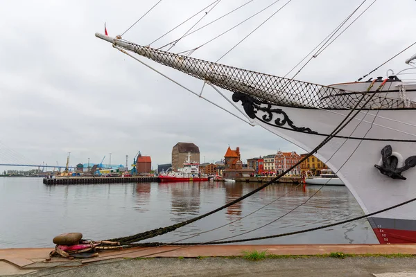 Stralsund Allemagne Mai 2018 Gorch Fock Dans Port Stralsund Est — Photo