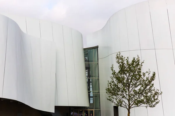 Stralsund Duitsland Mei 2018 Ozeaneum Gebouw Stralsund Ozeaneum Een Openbaar — Stockfoto