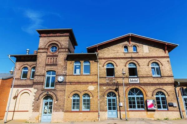 Bild Des Alten Bahnhofs Bergen Auf Rügen Deutschland — Stockfoto