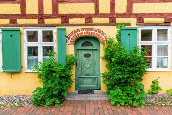 Casas Meia Madeira Johanniskloster Cidade Velha Protegida Unesco Stralsund Alemanha — Fotografia de Stock