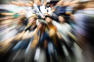 etkisi zoom kamera ile bir kitlenin soyut resim yaptı