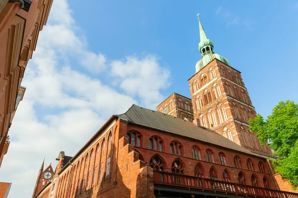 Photo Église Nicolas Dans Vieille Ville Protégée Par Unesco Stralsund — Photo