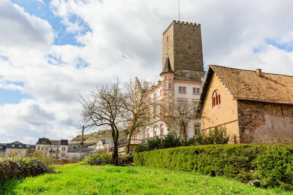 Monheim Rhein Duitsland April 2018 Boosenburg Grünhain Het Kasteel Werd — Stockfoto