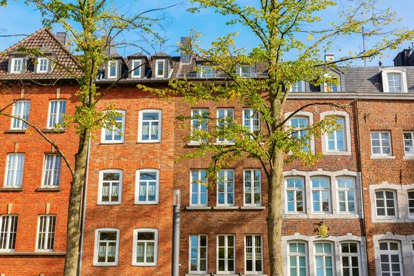 Picture Old Row Houses Katschhof Aachen Germany — Stock Photo, Image