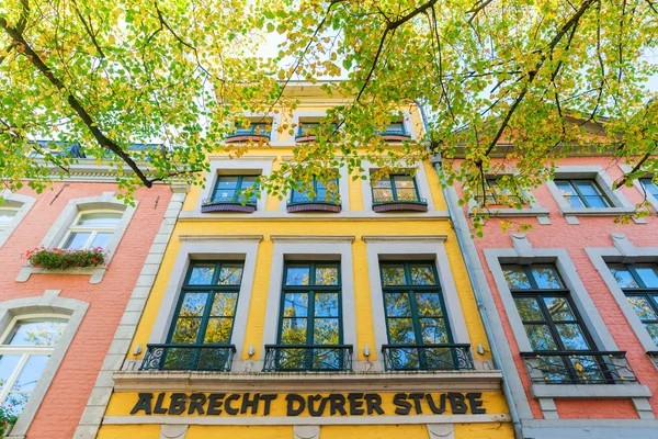 Aachen Deutschland Oktober 2018 Fassade Eines Historischen Gebäudes Der Altstadt — Stockfoto