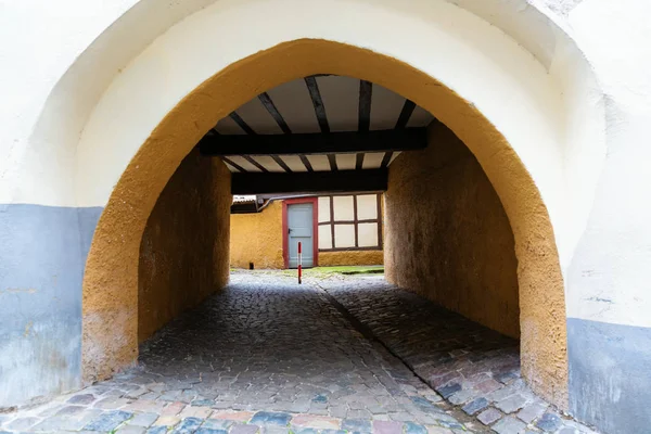 Picture Old Pedestrian Underpath Old Town Ruedesheim Rhein Germany — Stock Photo, Image