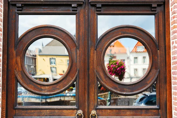 Bild Eines Details Einer Einzigartigen Alten Tür Roermond Niederlande — Stockfoto