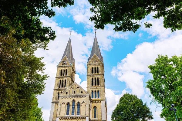 Bild Einer Ansicht Der Münsterkirche Roermond Niederlande — Stockfoto