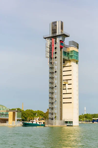 Sevilla Spanien November 2018 Torre Schindler Sevilla Spanien Tornet Meter — Stockfoto