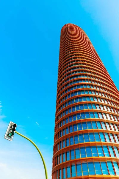 Sevilla España Noviembre 2018 Rascacielos Oficinas Torre Sevilla Torre Tiene — Foto de Stock