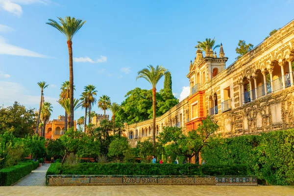 Seville Spain November 2018 Alcazar Seville Unidentified People Oldest Royal — Stock Photo, Image