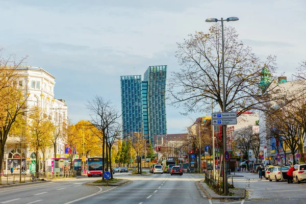 Hamburgo Alemania Noviembre 2018 Famoso Reeperbahn Con Personas Identificadas Distrito — Foto de Stock