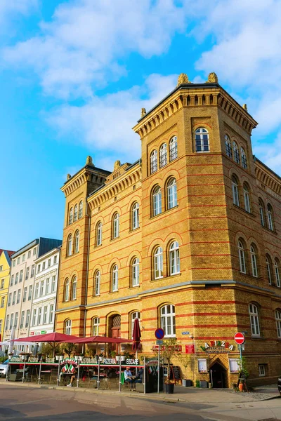 Stralsund Alemanha Maio 2018 Edifício Histórico Cidade Velha Stralsund Com — Fotografia de Stock