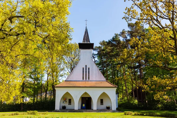 Baabe Niemcy Maja 2018 Stary Kościół Ewangelicki Baabe Rugii Kościół — Zdjęcie stockowe