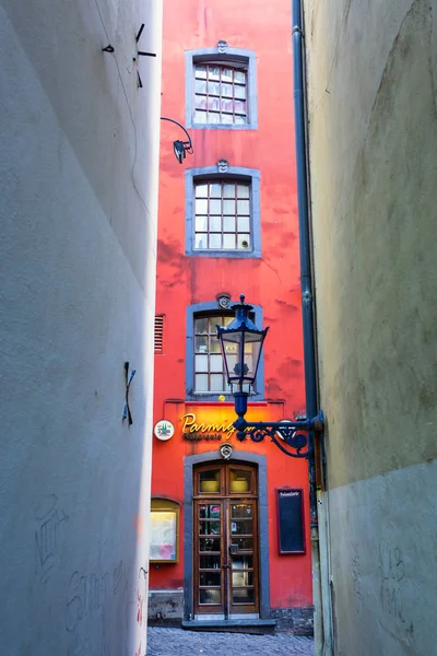 Köln Tyskland Februari 2019 Smala Gränd Den Historiska Gamla Stan — Stockfoto