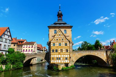 Bamberg, Almanya 'daki Old Town Hall