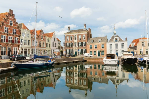 Haven in de stad Goes, Zeeland, Nederland — Stockfoto