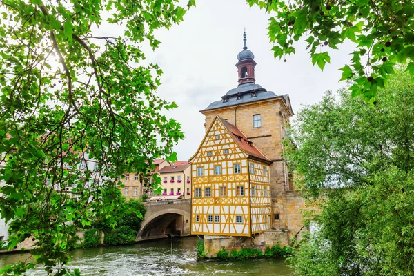 Ratusz w Bamberg, Niemcy — Zdjęcie stockowe