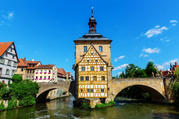 Het oude stadhuis in Bamberg, Duitsland — Stockfoto