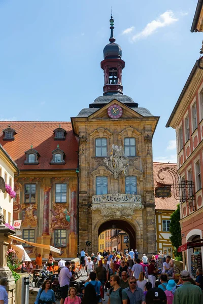 Ratusz w Bamberg, Niemcy — Zdjęcie stockowe