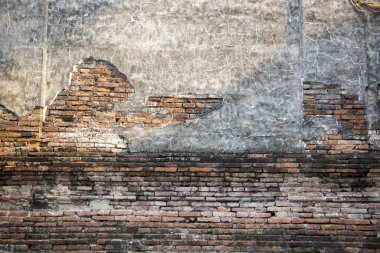 eski kırmızı tuğla duvar arka plan tasarımcı için duvar için idealdir. eski tuğla doku duvar Tapınağı Tayland olduğunu