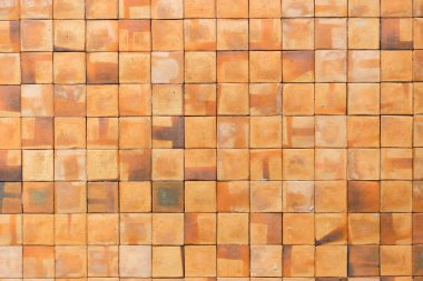 arka plan için eski kırmızı tuğla duvar topraktan pişmiş