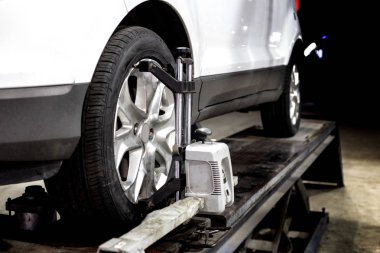 Tekerlek aligment garaj Otomotiv araba tamir robot teknolojisi ile hizmette
