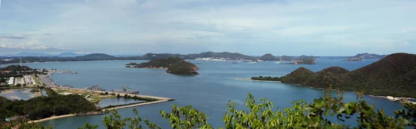 Panorama Landscape Island Stone Pier Day Light Thailand Landmark — Stock Photo, Image