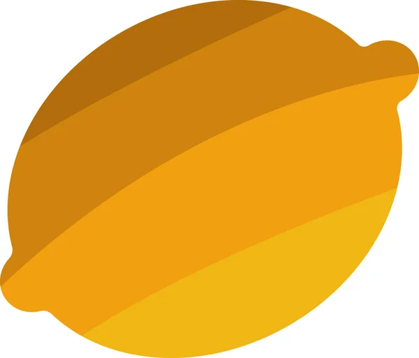 Vektorillustration eines Zitronen-Cartoons isoliert auf weißem Hintergrund. Konzept der gesunden Ernährung, Ernährung, Vitamine, Allergien. Verwendbar für Packpapier, Stoff, Textilien, Tapeten, Web — Stockvektor