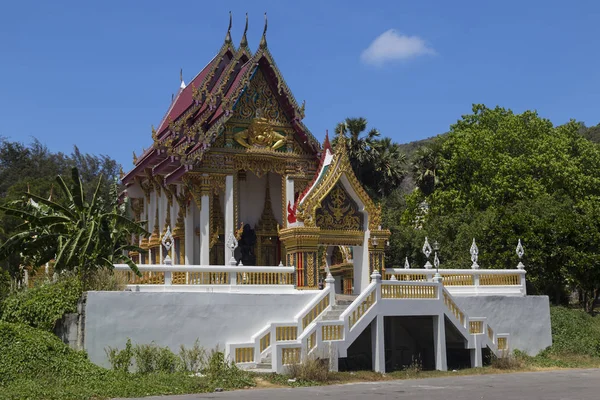 Staré Barevné Buddhistické Nai Harn Temple Wat Nai Harn Proti — Stock fotografie