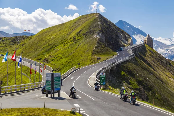 2018 Grossglockner High Alpine Road Austria Tirol Europa Las Personas —  Fotos de Stock