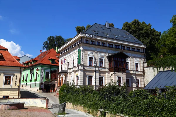 2018 Ancient City Banska Bystrica Central Slovakia Old Town Street — Stock Photo, Image