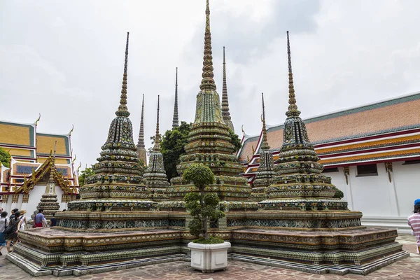 2018 Wat Pho Tempel Des Liegenden Buddhas Freien Bangkok Thailand — Stockfoto