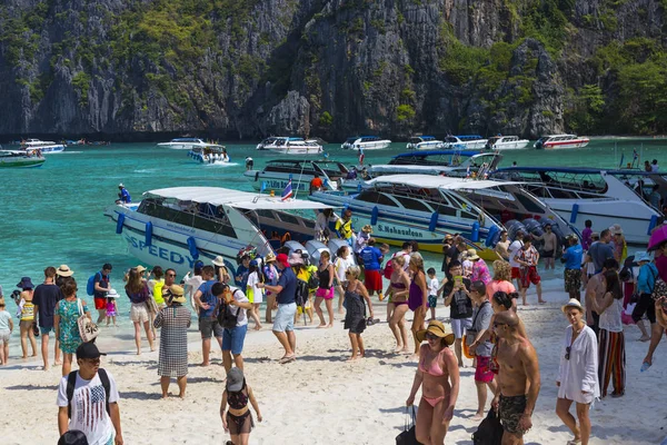 2018 Island Phi Phi Phi Phi Leh Tailândia Maya Bay — Fotografia de Stock